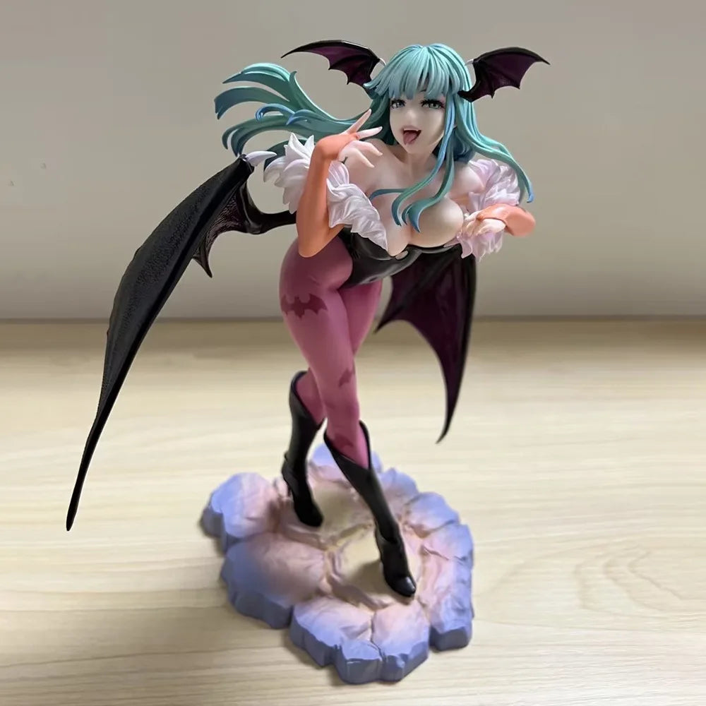 2023 23cm Morrigan Aensland Vampire Action Figure Collection Toys Christmas Gift Doll With Box