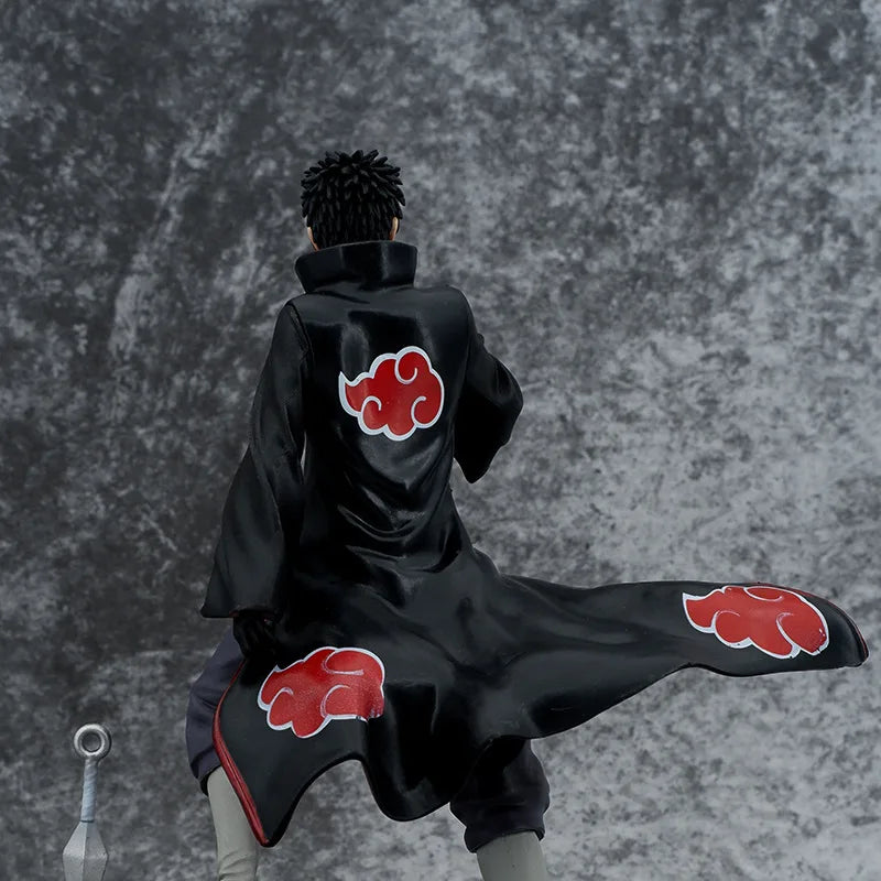 26cm Anime Akatsuki Uchiha Obito Tobi Battle Ver. GK PVC Action Figure Statue Collection Stand Model Kids Toys Doll Gifts