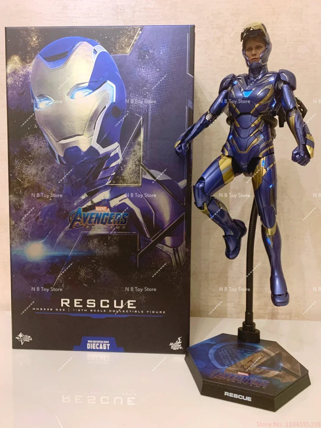 In Stock Genuine HOTTOYS HT MMS538D32 Marvel Avengers 4 Little Chili MK49 Action Figure Model Toys