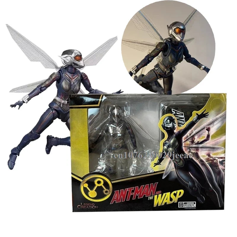 SHF Anime WASP Figure ANT-MAN 2 Series Action Figure Model Toys Collectible Toys Birthday Gifts for Friends
