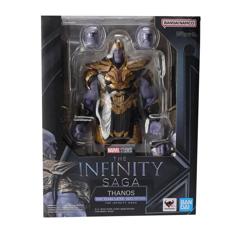 Bandai Thanos SHF THE AVENGERS 4：ENDGAME THANOS Anime Figure ActionFigure Toys For Boys /Girls /kids/Christmas Gift