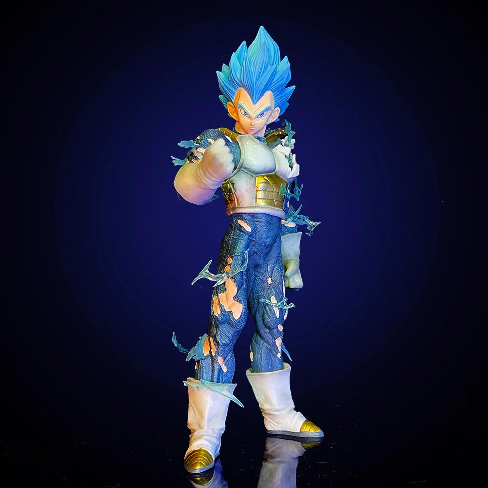 26.5cm/10.43in Anime Dragon Ball Vegeta Figure Vegeta Figurine Pvc Action Figures Gk Statue Collection Model Toys Gifts