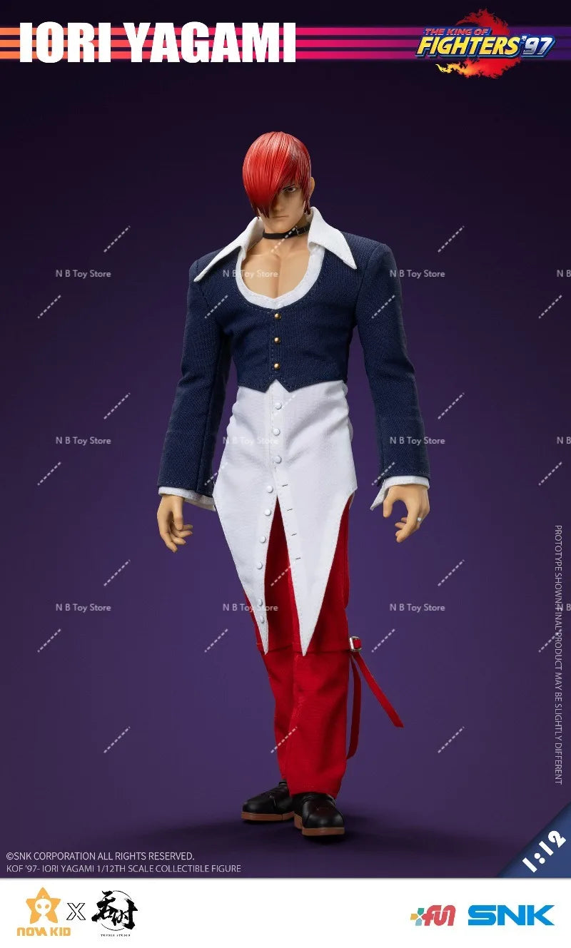 In Stock TunShi Studio TS-XXZ-008 1/12 SHF The King of Fighters'97 Iori Yagami Anime Action Figures Toys Models PVC Collector