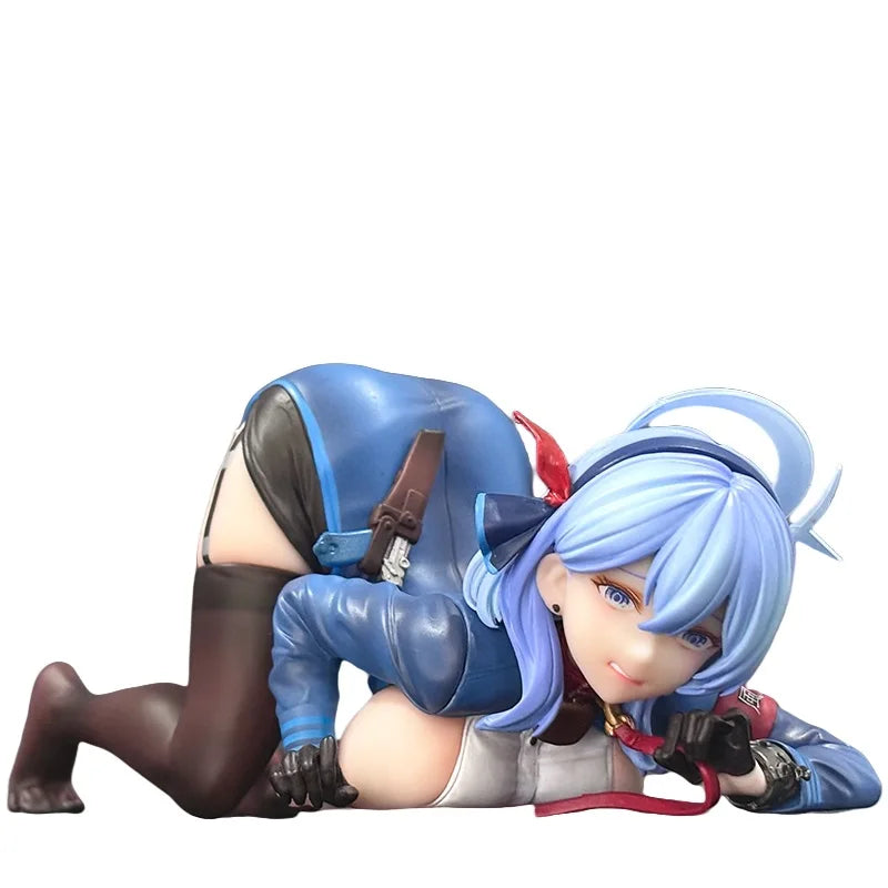 Playful Pretty Girl Anime Figure Lying Pose Collectible Model Blue Archive Statue Desktop Decoration Gift For Otaku Anime Fans