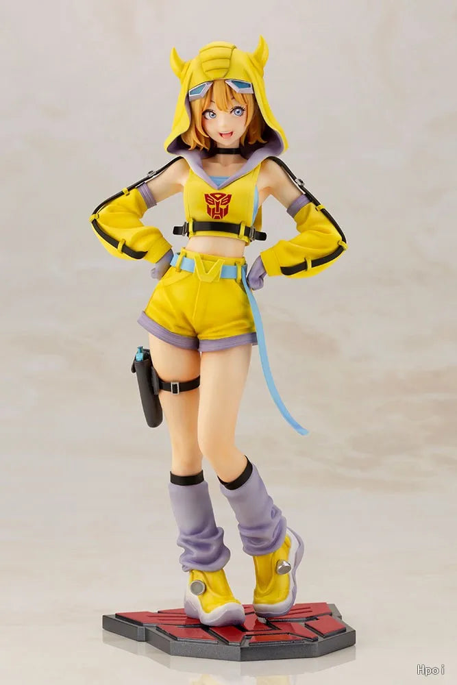 In Stock Original Kotobukiya Beautiful Girl Statue Transformers Series Figure Model Toys Gift Ornaments