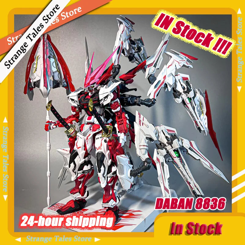 In Stock DABAN 8836 MB Style 1/100 Astray Red Frame Red Dragon Assembly Model Kit MBF-P02 Action Figure Robot Model Toy Gifts