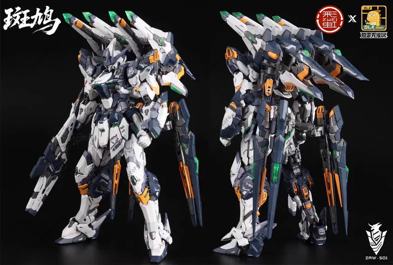 DLKHOBBY Model Streptopelia Action Figures Zaws01 Assembly Model Kit Model Three Layer Skeleton Plastic Robot Toy Gift