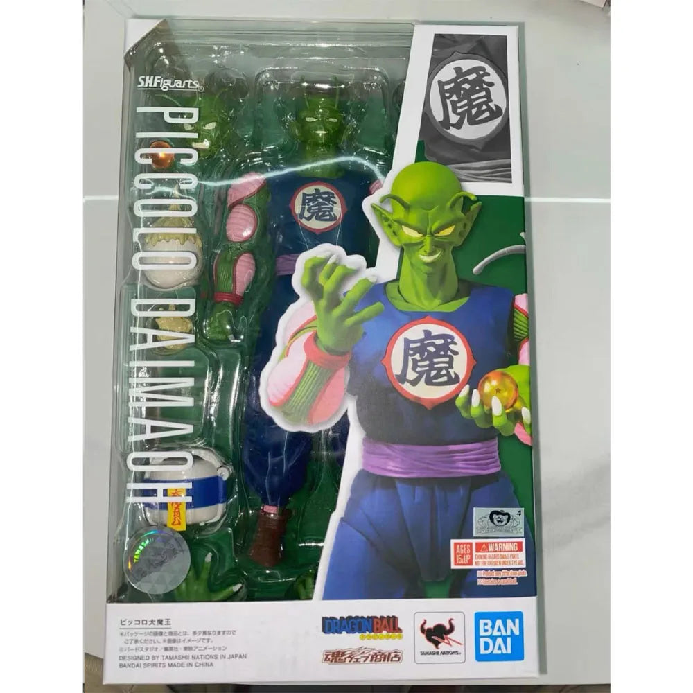 100% Authentic In Stock Genuine Bandai S.H.Figuarts WING-MAN (2024) Piccolo Demon King Anime Action Figure Collection Model Toy