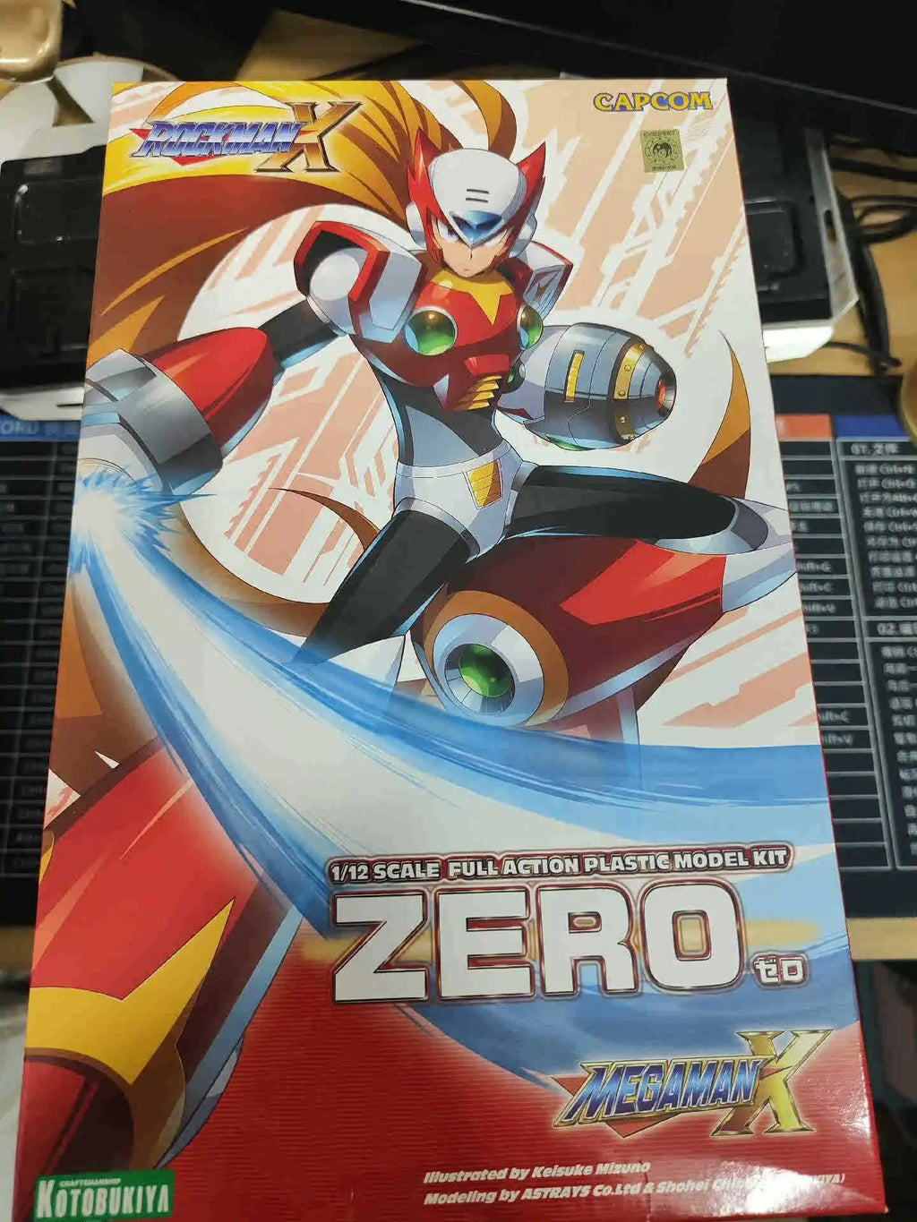 In Stock Original kotobukiya Megaman X Zero Rockman KP-498 1/12 Scale Full Action Plastic Model KIt   Anime Action Figure