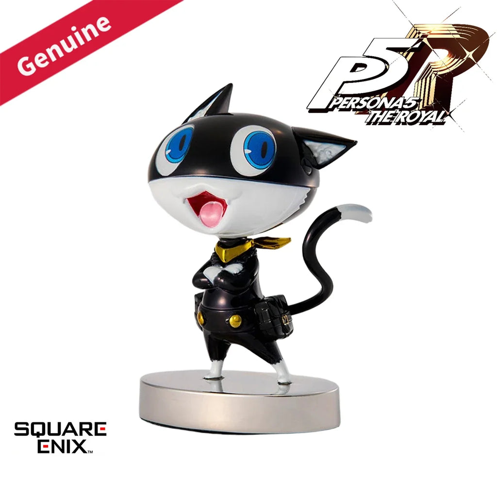 Original Genuine Square Enix Prepainted Bright Arts Gallery Persona 5 The Royal Morgana W=50mm L=38mm H=70mm Decoration Figure