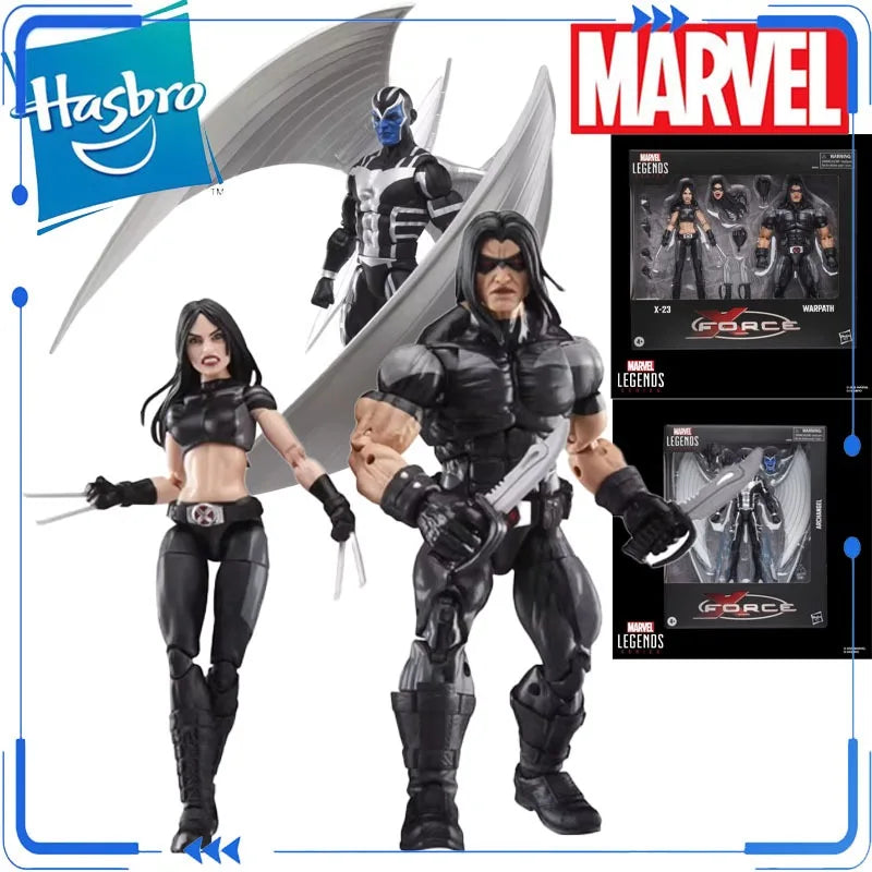Genuine Hasbro Marvel Legends X-Force Angel X-23 Warpath Action Figure Toys for Boys Girls Gift Collectible Model Ornaments