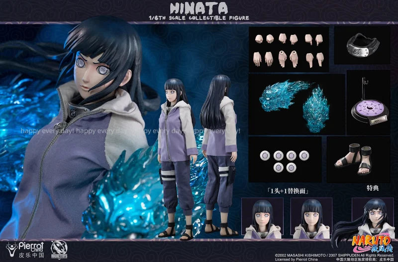 NEW in Stock RocketToys 1/6 Naruto Hinata ROC-006 Soldier Figure Lactoid Action Figure Collection Gifts