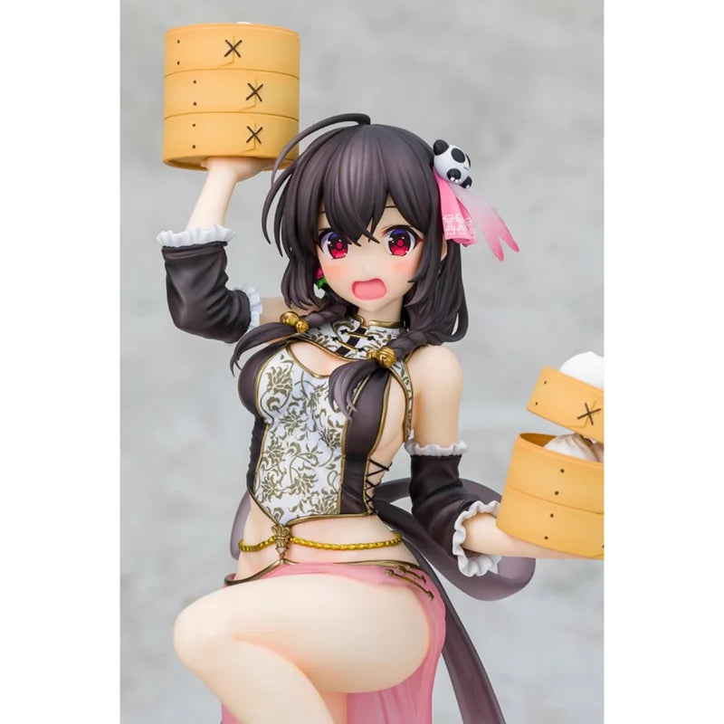 In Stock Original KDcolle KonoSuba 1/7 Megumin Yunyun Cheongsam Anime Figure Model Collection Doll Ornaments Birthday Present