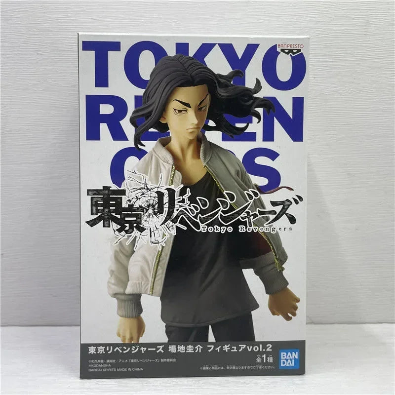 Bandai Tokyo Revengers Baji Keisuke Mitsuya Takashi Hanagaki Takemichi Anime Action Figures Collection Ornaments Figure Toys