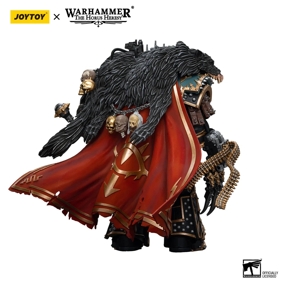 JOYTOY Warhammer 40K 1/18 Action Figures Sons of Horus Warmaster Horus Anime Figures Toys Model