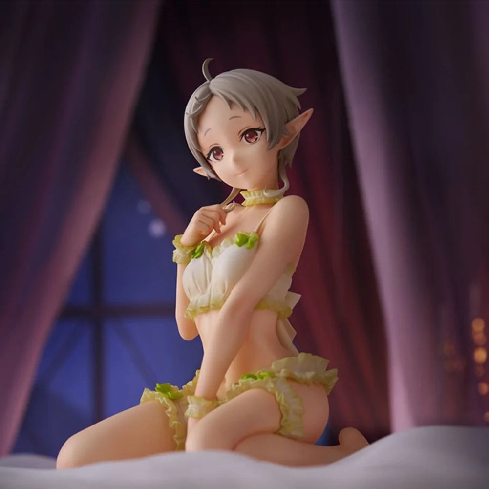 Jobless Reincarnation figure Roxy Migurdia underwear action figures Sylphy figure PVC Statue Girl model Ornament Collection 12cm