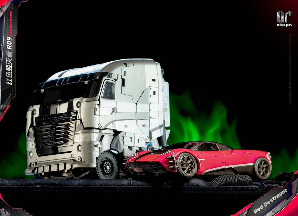UniqueToys UT R09 R-09 Poisson Bite Red Destroyer Stinger Movie Edition Transformation Action Figure‌ Model Christmas Gift