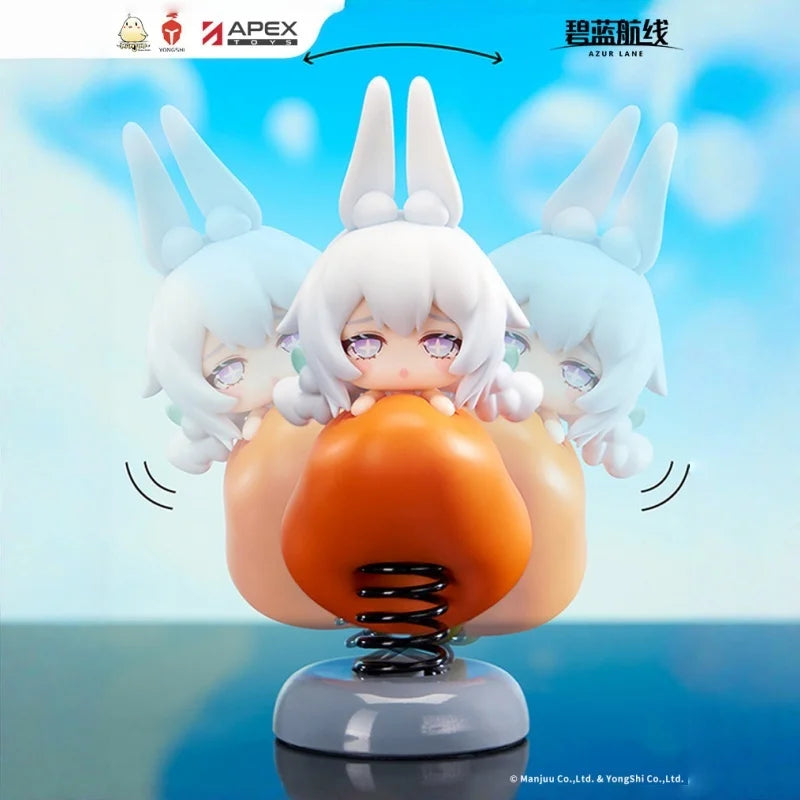 Apex Toys Azur Lane Happyshake Anchorage Chibi Shaking Figure Q Version Anime Peripheral Desktop Decor Anime Game Collectible