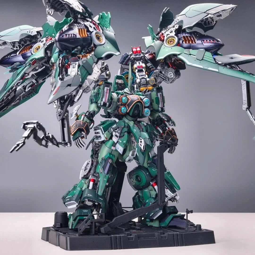 In Stock AXIS MODEL WORKS OSIRIS AERIAL DOMINATOR 1/100 Assembling Movability Model Toys Mecha NZ-666 Kshatriya LED LIGHTING KIT