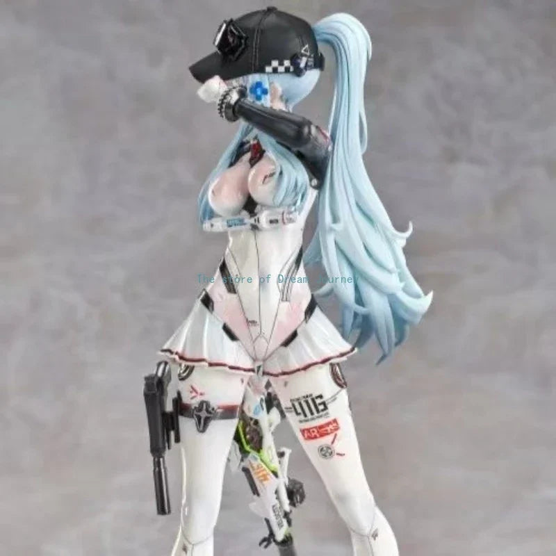 Available in stock: Girls' Frontline HK416 Mecha GW Factory Figure Desktop Ornament Fully Painted Anime Model Ornament