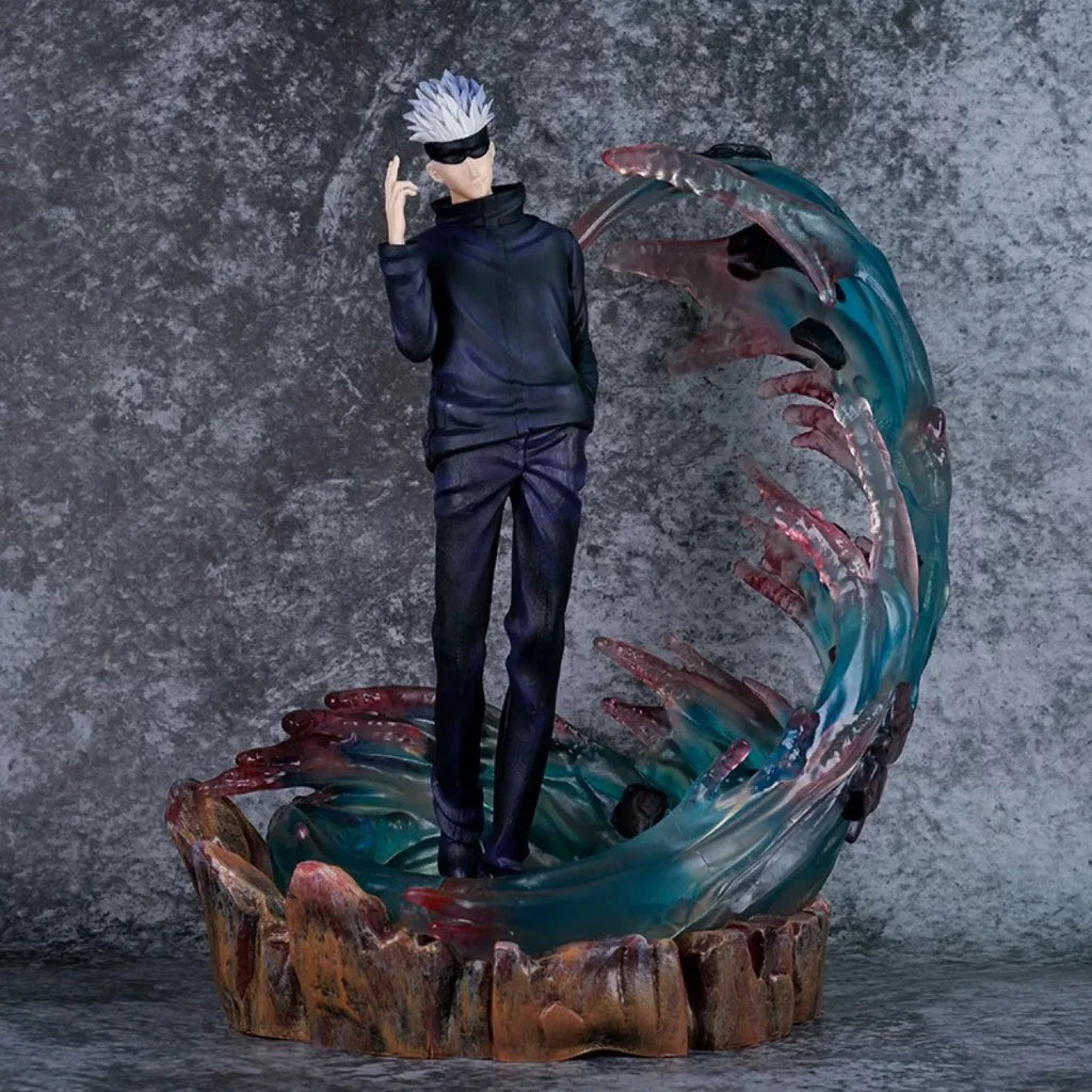 30cm New Jujutsu Kaisen Anime Figure Gojo Satoru Peripheral PVC Model Statue Desktop Decoration Ornaments Birthday Gifts Toys