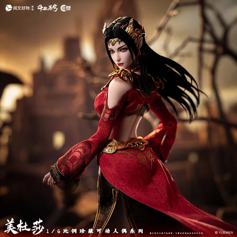 28cm Genuine Cosmic Creations Battle Through The Heavens Medusa 1/6 Scale Action Figure Female Soldier Collection Model Toy Gift