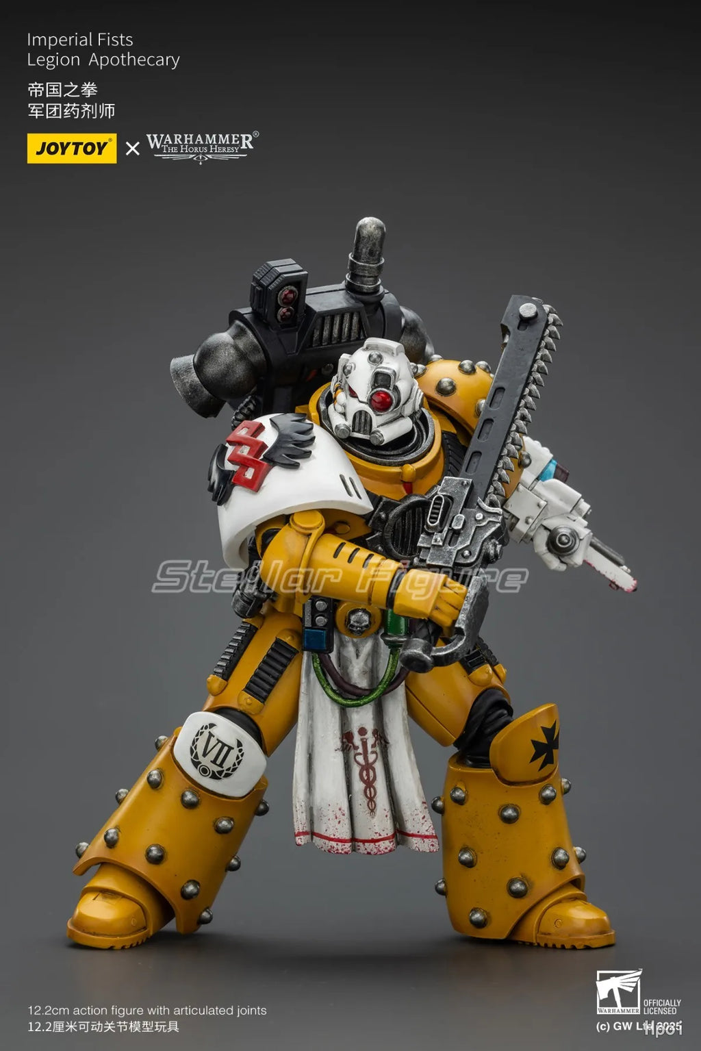 【SF】JOYTOY 1/18 Action Figure Imperial Fists Legion Apothecary Model Toys Gifts Collection Ornaments