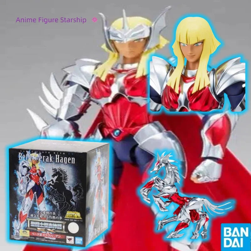 100% BANDAI Saint Cloth Myth EX Beta Merak Hagen Saint Seiya Anime Character Model Toy Collection Gift in Stock