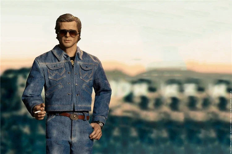DJCUSTOM NO-16005 1/6 Men Soldier Brad Pitt Leonardo Dicaprio Retro Double Suit Full Set 12" Action Figure Model Body Toys