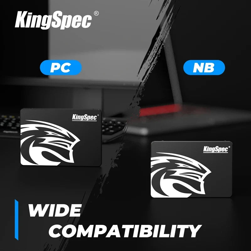KingSpec Hdd 2.5 SATA3 SSD 512GB Internal Solid State 128GB 256GB 1TB Hard Drive for Laptop Hard Disk Desktop