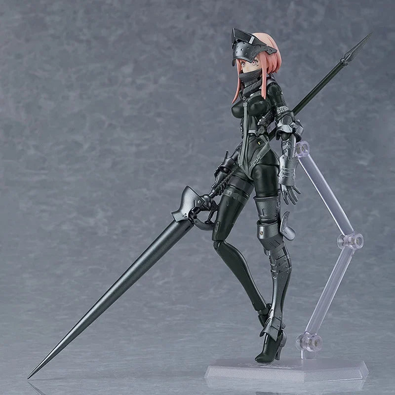 15cm Anime Max Factory Figma 491 Falslander LANZE REITER PVC KO Joint Movable Action Figures Collectible Model Toy Boys Gifts