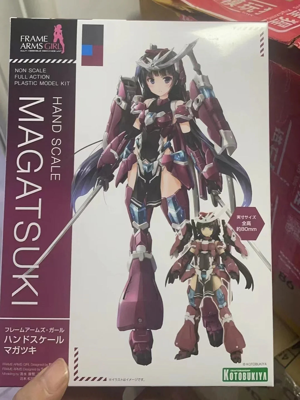 Stock Genuine Original Kotobukiya Hand scale girl Frame Arms Girl Magatsuki Anime Action Figure Model Doll Collection Toys Gifts