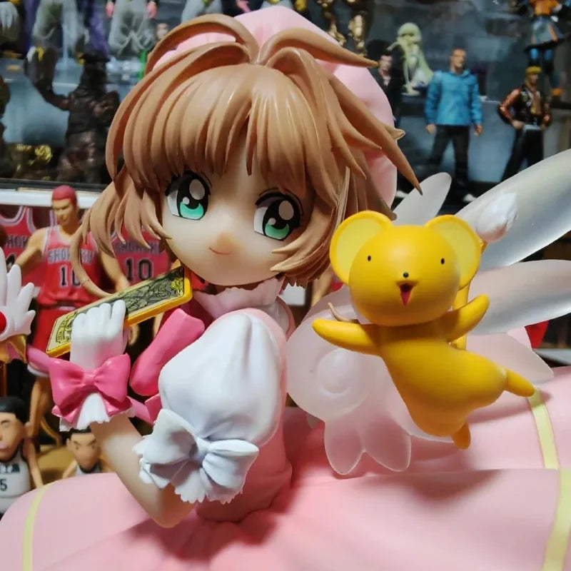 18cm Bandai Cardcaptor Sakura A Award Final Reward Collectible Action Figure Kinomoto Sakura Figure Lovely Birthday Gift