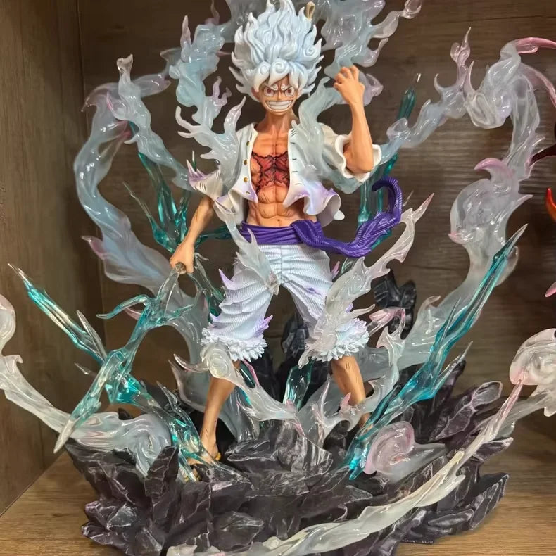 New JT Nika Monkey D. Luffy Action Figure ONE PIECE Anime Figures Luffy Fifth Gear Figures PVC Statue Collection Model Gifts