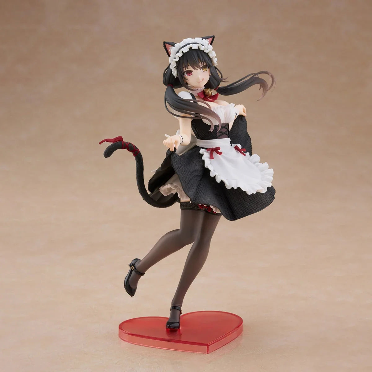 Original in Stock Taito Date A Live V Tokisaki Kurumi Coreful Figure Nekomimi Maid Ver Anime Figure Action Figure Model Toys