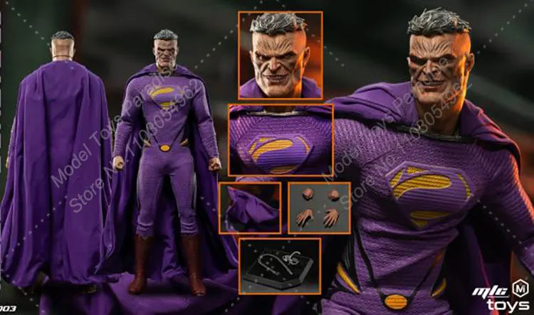 MICTOYS NO.003 1/6 Men Soldier Syngenor Purple Cloak Antihero Superman Full Set 12inch  Action Figure Collectible Toys Gifts