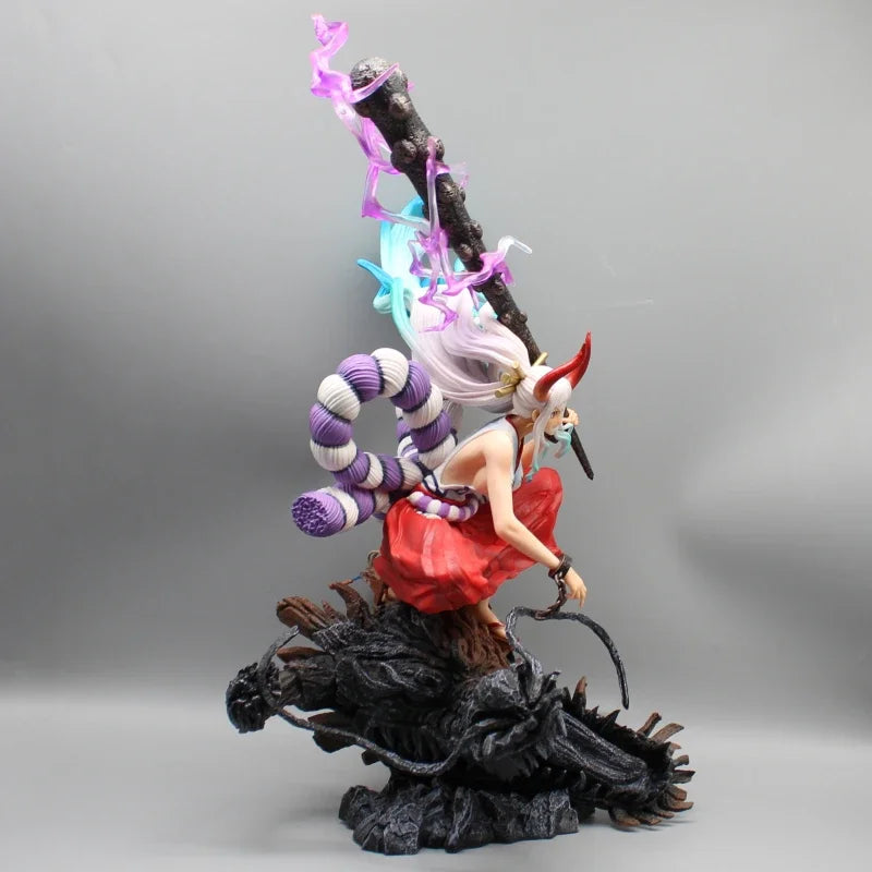 Gk One Piece Yamato Figures Kaidou Daughter Yamato Action Figures Pvc Anime Figurine Collection Model Toys Kids Christmas Gifts