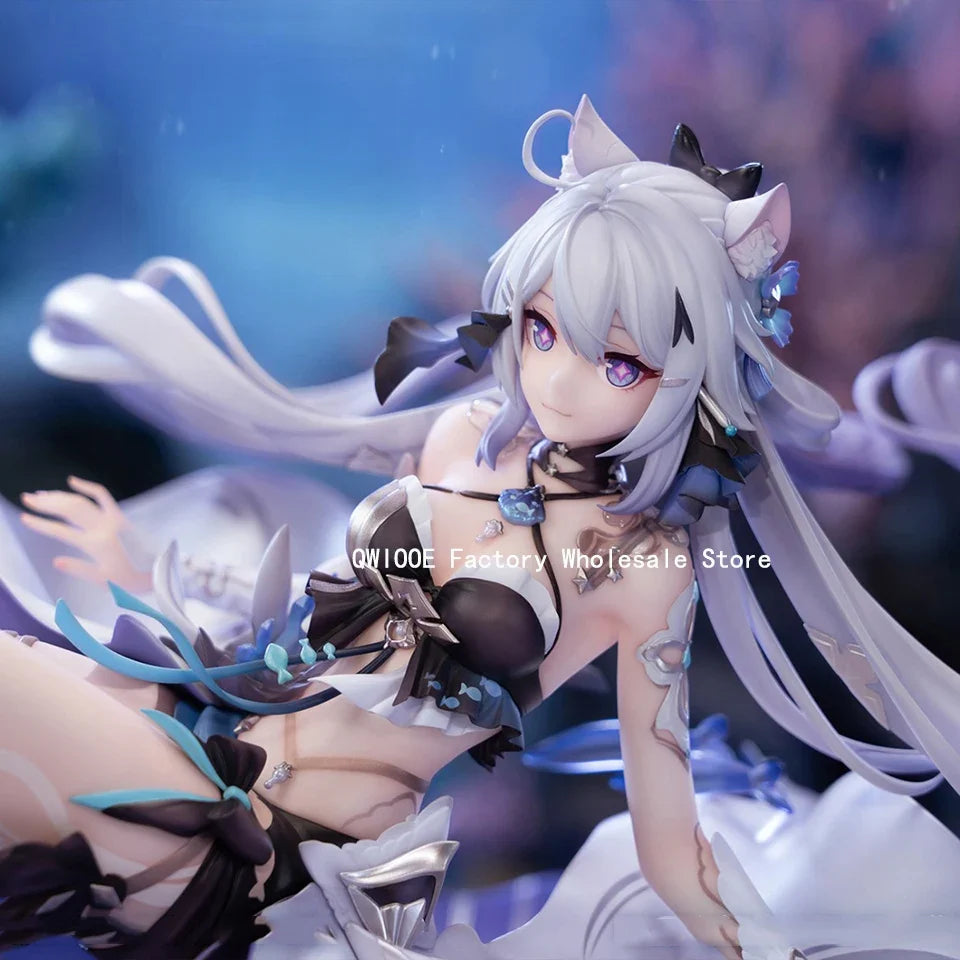 Original Genuine MiHoYo Honkai Impact 3 19.9cm Kiana Kaslana Action Figures Statue PVC Model Girl Toy Collection Gifts QWIOOE