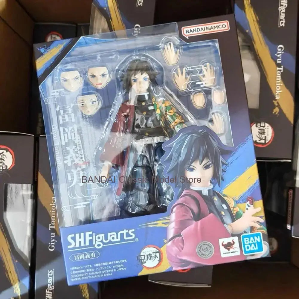 In Stock BANDAI Original Box S.H.Figuarts Demon Slayer Shinobu Kocho SHF Action Figure Model ToyGift for Kid Foam Box Packaging