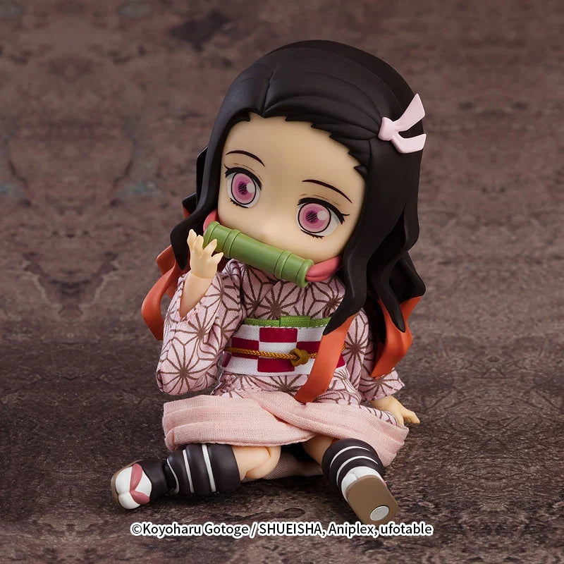 Good Smile Genuine Nguroid Doll GSC Demon  Slayer Anime  Kamado Nezuko Action Figure Toys for Boys Girls Gift Model Ornaments