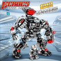 Superheroes Avengers Iron Man Hulkbuster Steel Mecha Action Figures Building Blocks Classic Movie Model  Toys for Kid Gift