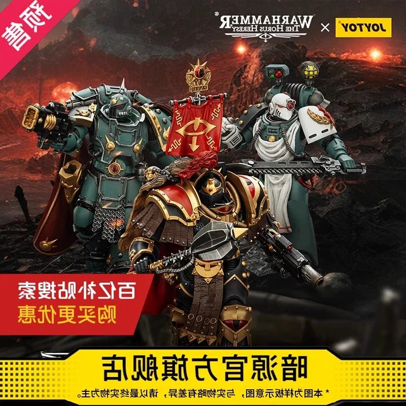 Pre-sale JOYTOY Dark Source Warhammer Sons of Horus Archon & Apothecary & Warrior 1:18 Movable Soldier Mannequin To Play