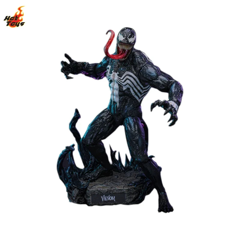 Original Hot Toys Marvel CMS023 Venom Manga Version 1：6 Action Figure Trendy Doll Desktop Ornament Collection Toy Boy Xmas Gift