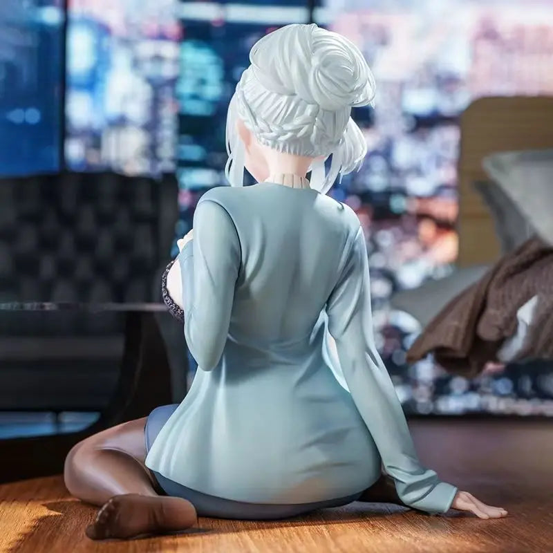 Yukino Anime Figure Mifuyu 14cm Yukino Figures Sitting Posture Sexy Girl Figurine Pvc Model Statue Collectible Toys Boys Gifts