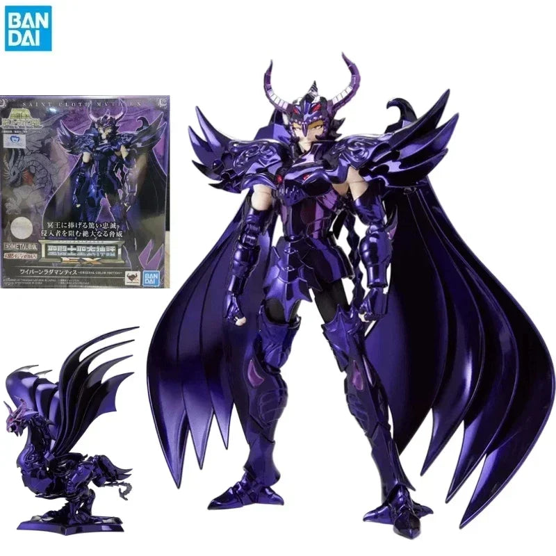 Bandai in Stock  Saint Seiya EX Saint Cloth Myth Flying Dragon Radamantis Original Color Version Movable Figure Toy Gift