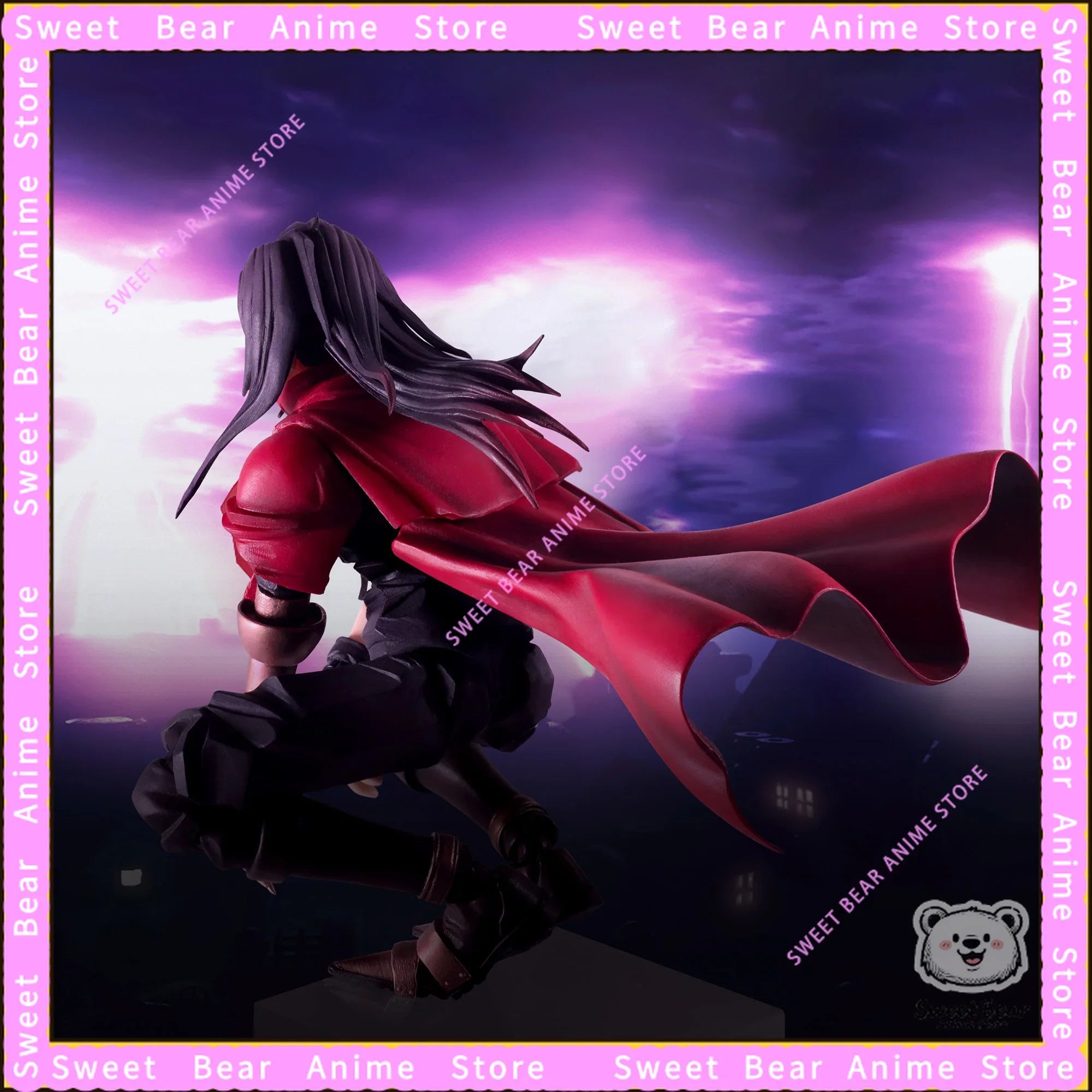 Square Enix Final Fantasy VII BRING ARTS Vincent Valentine Action Figure Anime Model Trendy Toys Desktop Doll Collectibles