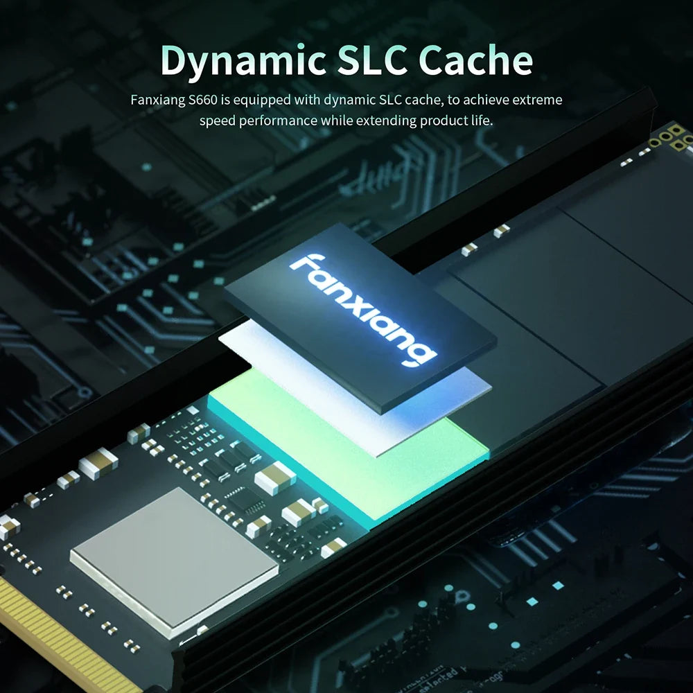 Fanxiang S660 M.2 NVMe SSD PCIe4.0x4 5000MB/s 500GB 1TB 2TB M2 SSD Internal Solid State Drive For PS5/PlayStation5 Desktop PC