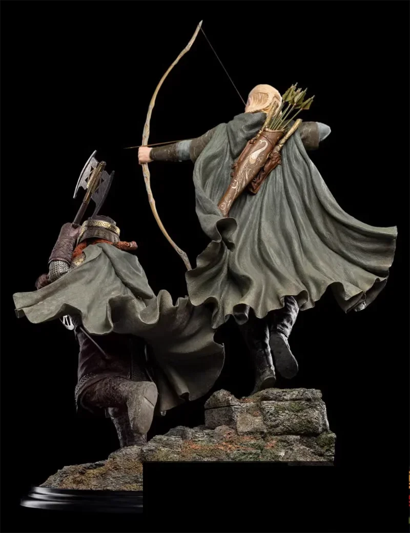 Original weta 1/6 Legolas and Gimli in Amon Hen scene limited edition Figure Model Toys collection ornaments gift