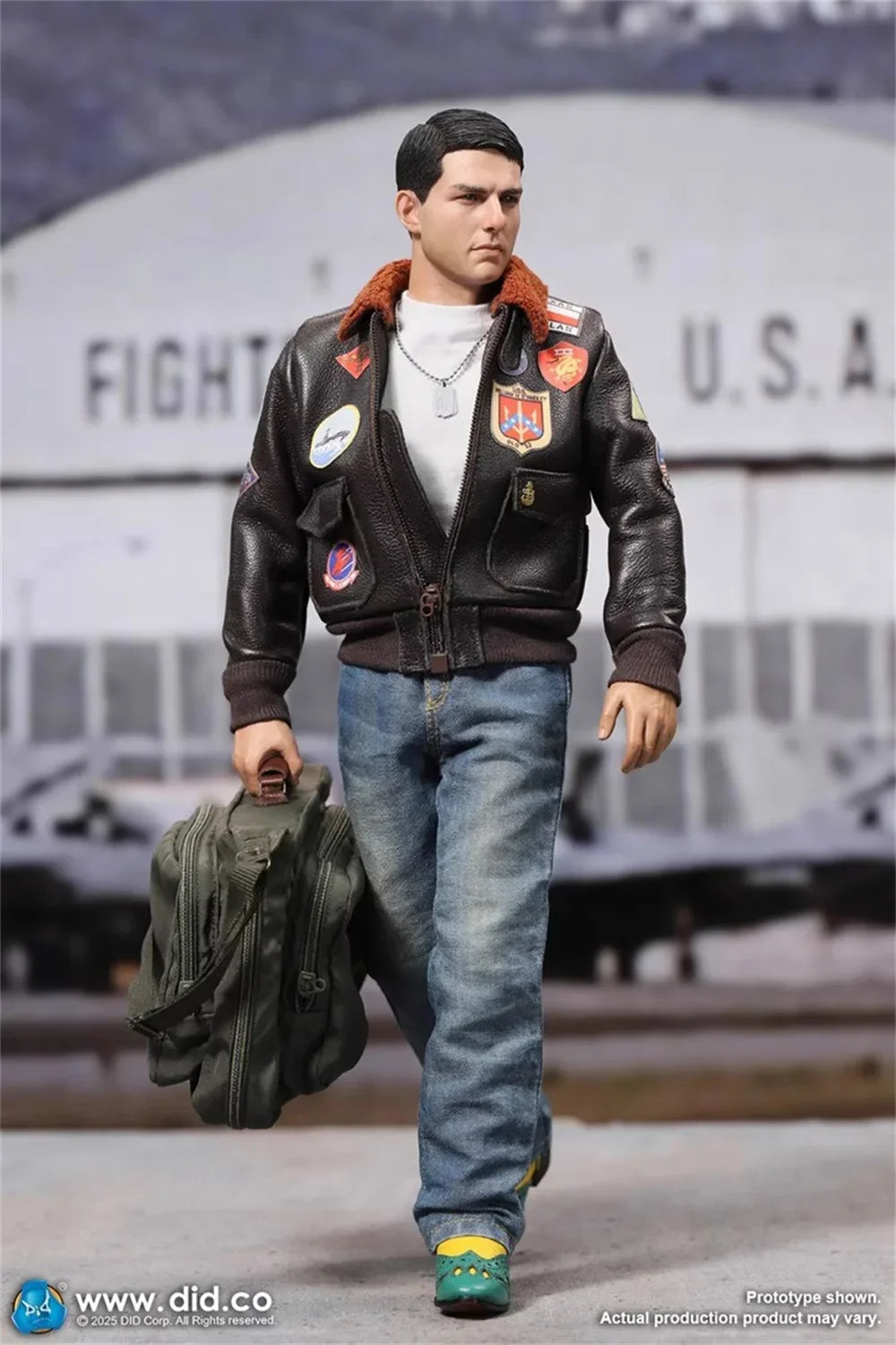 For Sale 1/6 DID MA80181 US. Soldier Doll Handsome Guy Tom Cruise Top Gun Full Set Moveable Action Figure Gift For Fans Collect