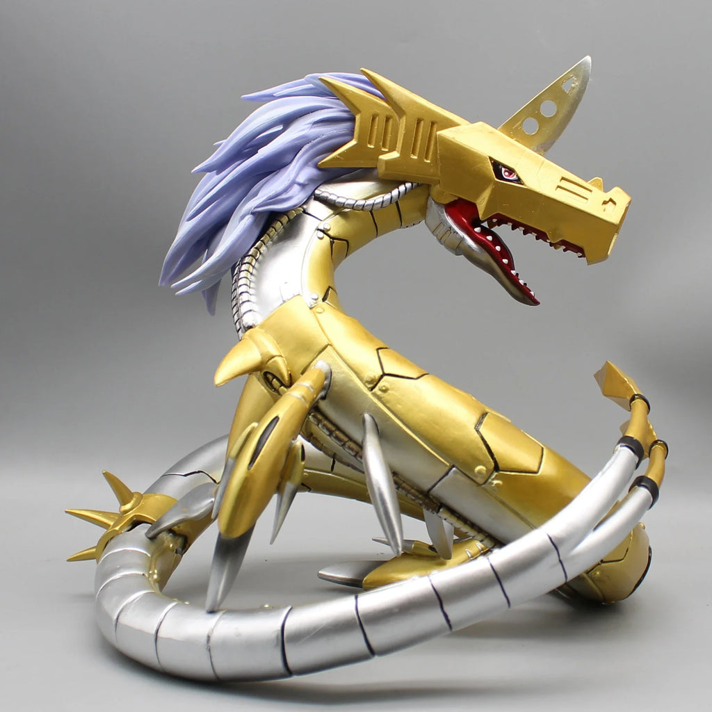 26cm Digital Monster Metal Seadramon Anime Figures Figurine Digimon Adventure Dark Masters Pvc Room Collection Decoration Toy Gi